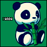 Panda cartoon avatar