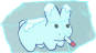 smoking frozen bunny avatar