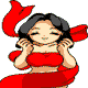 Anime bouncy girl avatar