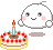 Blowing out candle avatar