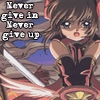 Never give up avatar
