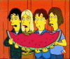 Sonic Youth eat a watermelon avatar