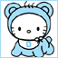 Hello Kitty Bear Costume avatar