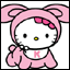 Hello Kitty Bunny Outfit avatar