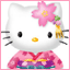 Hello Kitty Flower Bow avatar