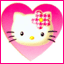 Hello Kitty Heart avatar