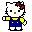 Hello Kitty waves avatar