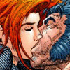 Jean and Wolverine Kiss avatar