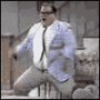 Fat man dance avatar
