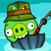 Fishing pig avatar