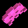 Pink space invader avatar