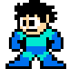 Mega Man without helmet avatar