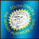3D South Dakota Flag avatar