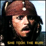 She took the rum avatar