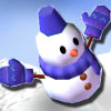 3D Snowman avatar