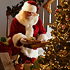 Santa at the tree avatar