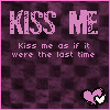 Kiss me as if avatar