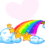 Rainbow animation avatar