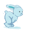 Running bunny avatar