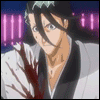 Byakuya surprised when fighting Ichigo avatar