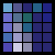 Blue mosaic avatar