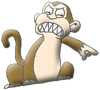 Angry monkey avatar