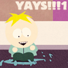 Butters in a puddle avatar