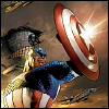 Captain America in battle avatar