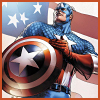 Captian America with shield avatar