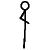Thrusting stickman avatar