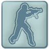 Counterstrike Blue Gunman Logo avatar