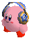 Kirby with headphones avatar