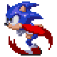 Sonic running avatar