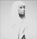 Nicki black and white avatar