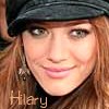 Hilary in a hat avatar