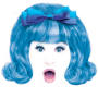 Blue hair shock avatar