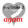 Broken heart again avatar