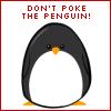 Don't poke the penguin avatar