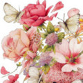 Floral collage avatar