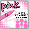 Pink is my favorite crayon avatar